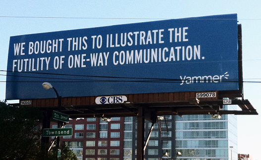 Billboard Media 1 Way Communication