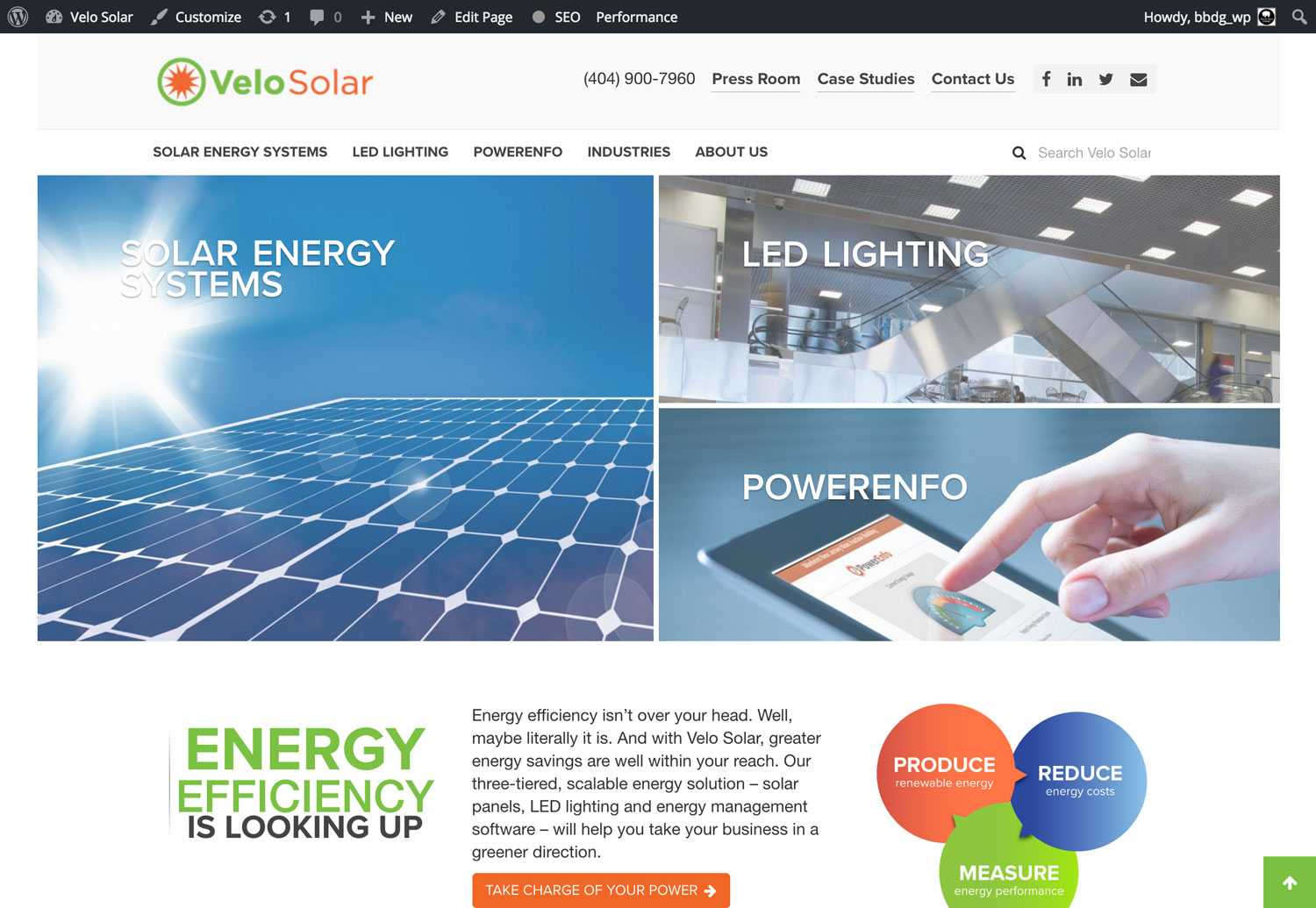 Velosolar Website Design
