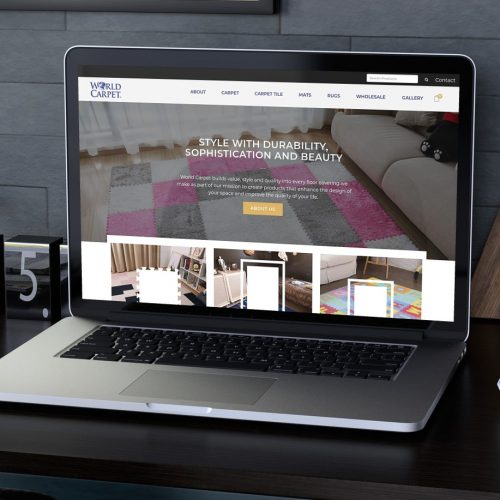 ecommerce website design carpet company